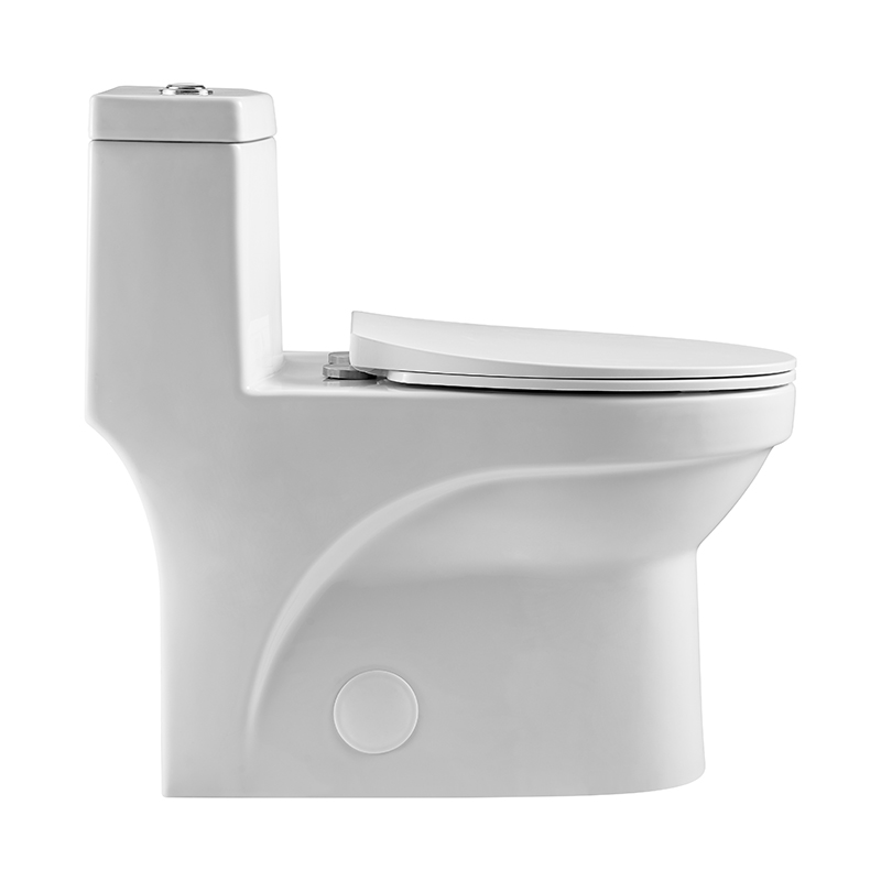 ADA Elongated Skirted Trapway Toilets with 300mm Rough-in, Tornado Flush - FL0005