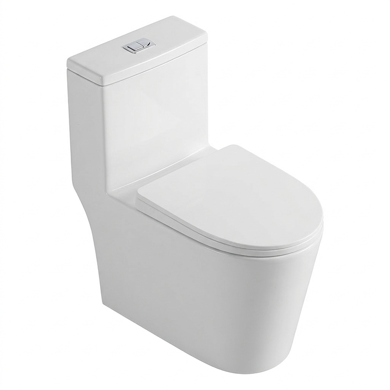 Fully Skirted Trapway Tornado Elongated Toilets with 300mm Rough-in, Dual-flush - FL0003