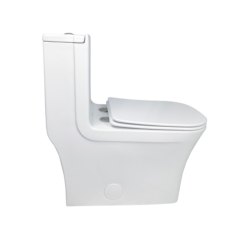 Siphonic Flush Square and Sleek Seamless Design One-piece Toilets - FL0010