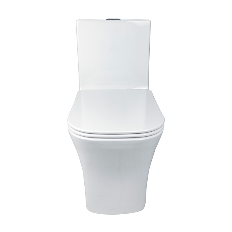 Siphonic Flush Square and Sleek Seamless Design One-piece Toilets - FL0010