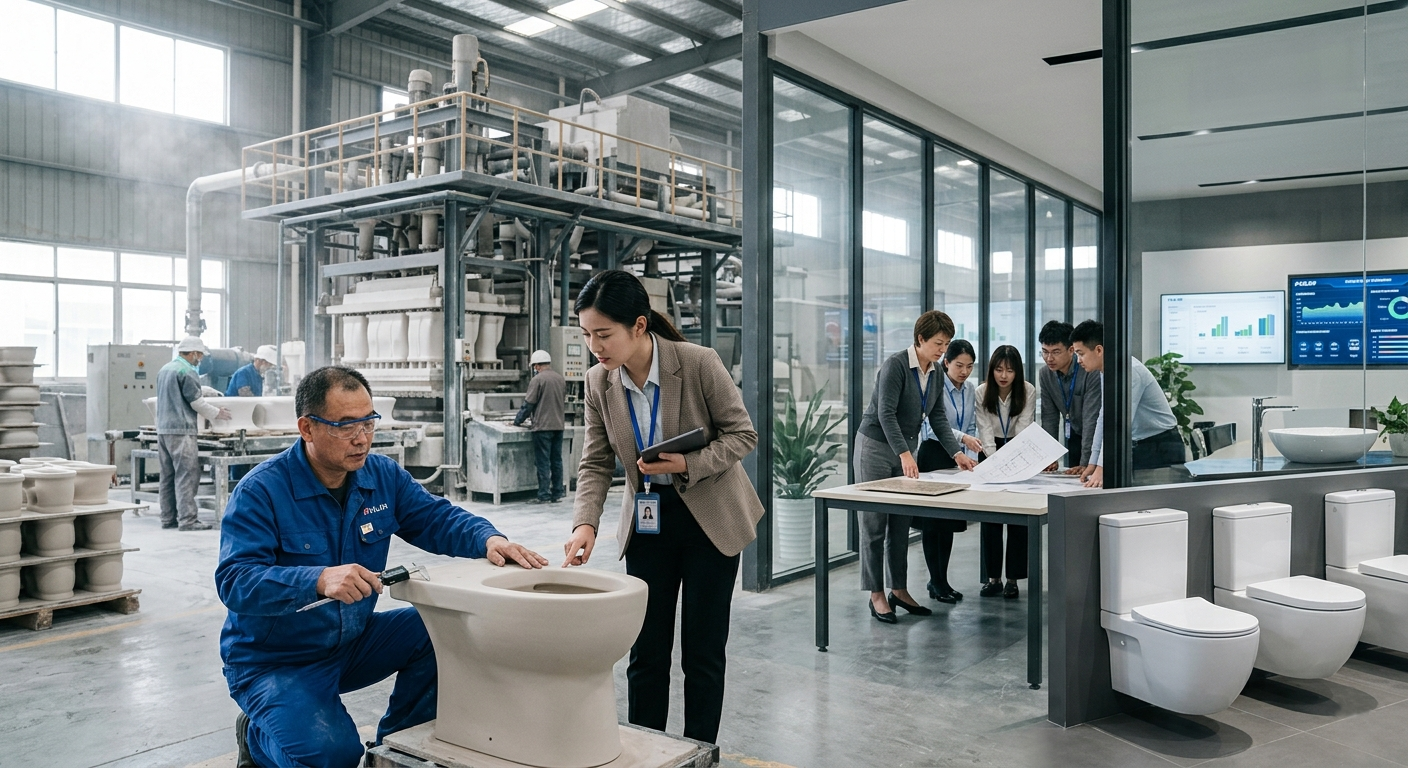 As A Sanitary Ceramic Manufacturer: Our Advantage - Professional Team & Full-Service Support