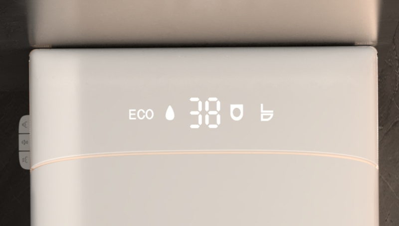 FRBKE81 Aesthetic Smart Toilet for Small Bathrooms with Hidden Digital Display