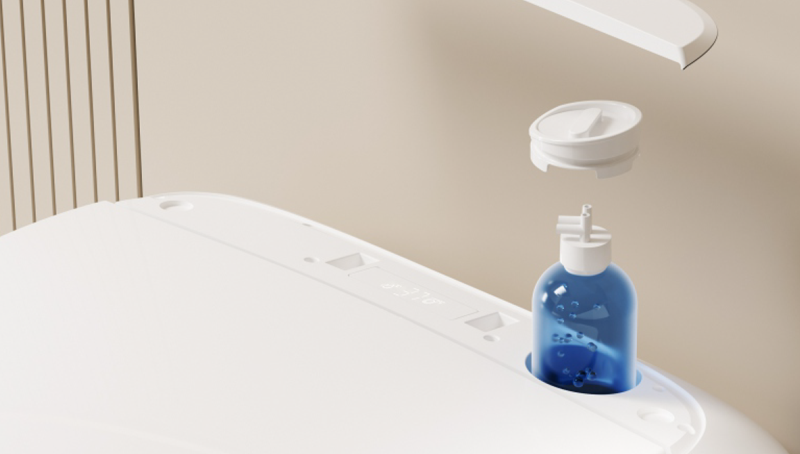 FRBKE91 Small Smart Toilet for Low Ceiling Bathrooms, No Water Pressure Limit