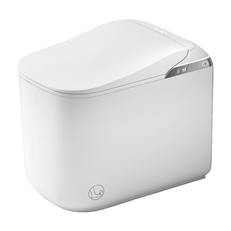 FRBKE91 Small Smart Toilet for Low Ceiling Bathrooms, No Water Pressure Limit