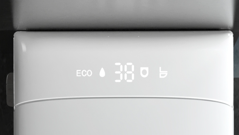 FRBKE91 Small Smart Toilet for Apartments with Foot Sensor Flush