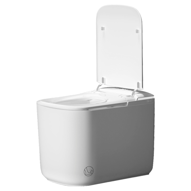 FRBKE91 Small Smart Toilet for Apartments with Foot Sensor Flush