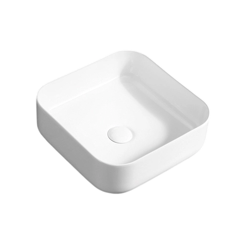 FRWX018 380/500mm Square Above Counter Ceramic Basin