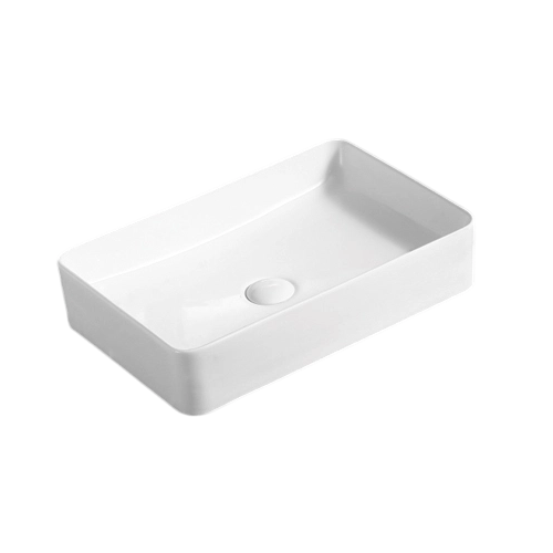 FRWX031 Thin-Edge Rectangular Ceramic Basin | Multi-Size for Hotel Projects