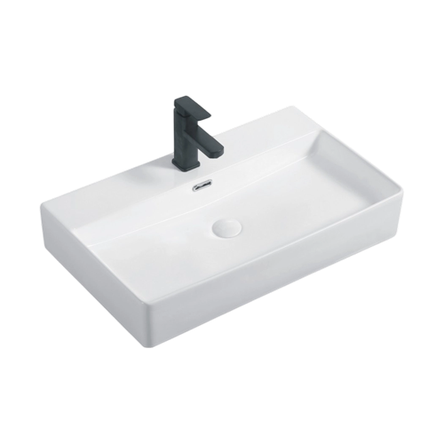 FRWX043 Rectangular Ceramic Basin | Multi-Size with Faucet Hole