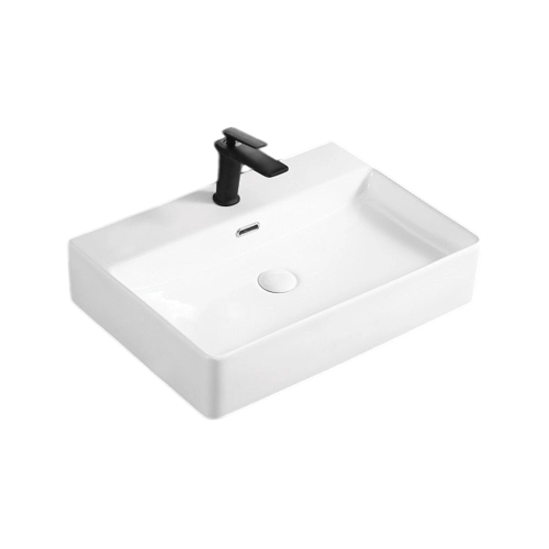 FRWX043 Rectangular Ceramic Basin | Multi-Size with Faucet Hole