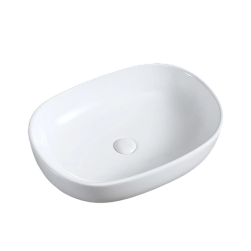 FRWX064 Soft-Rectangular Ceramic Basin | 2 Sizes High-Volume Vessel Sink