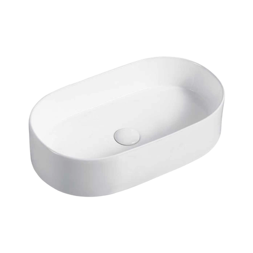 FRWX091 Racetrack Oval Ceramic Basin Series | 3 Sizes Slim Vessel Sink