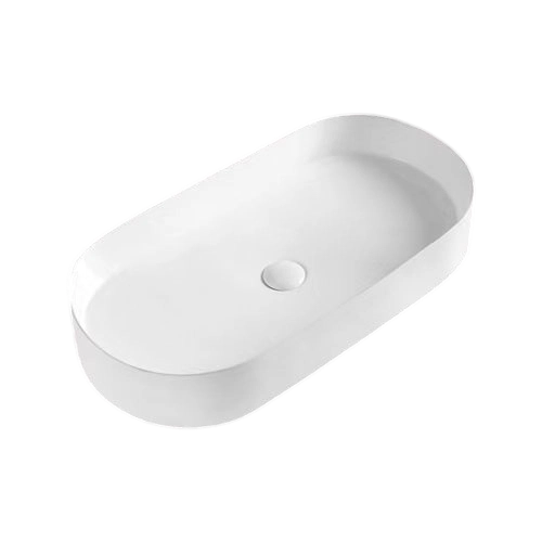 FRWX091 Racetrack Oval Ceramic Basin Series | 3 Sizes Slim Vessel Sink
