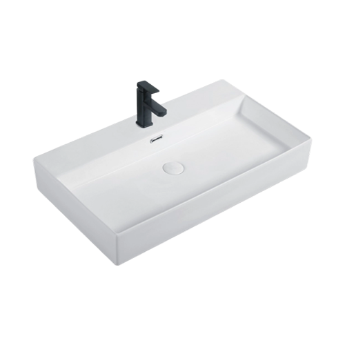 FRWX094 Large Rectangular Ceramic Basin Series | 5 Sizes with Tap Hole