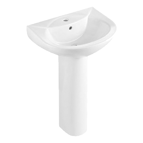 FRNB203Z Compact Semi-Circular Pedestal Basin - 515mm