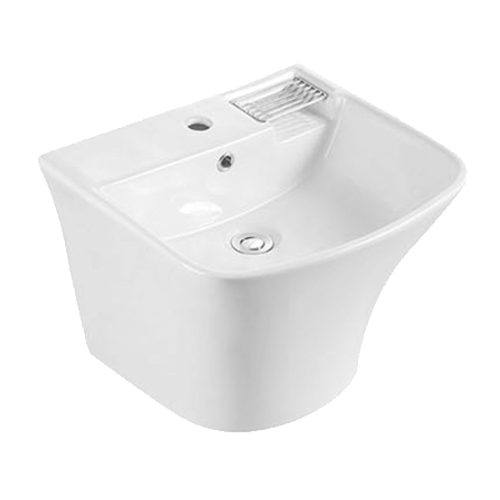 FRNB207L Wall-Hung Basin With Soap Dish - 530mm