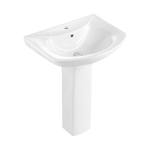 FRNB211Z Large Semi-Circular Pedestal Basin - 665mm