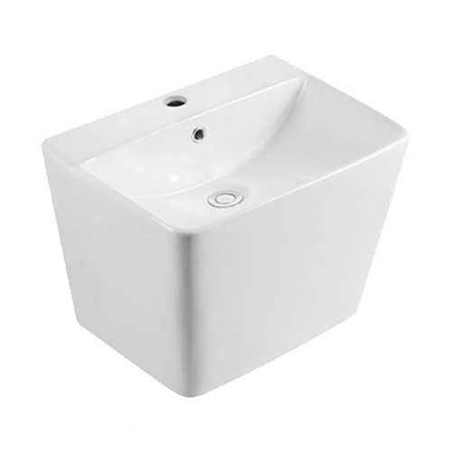 FRNB241 Minimalist Rectangular Wall-Hung Basin - 505mm