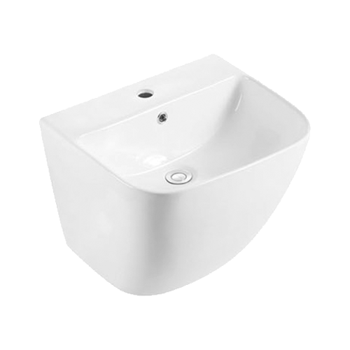 FRNB247 Curved Front Wall-Hung Basin - 510mm