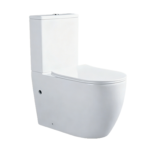 FRHB8301 Two-Piece Toilet | Modern Round WC