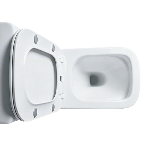 FRHB8303 Two-Piece Toilet | Modern Soft Square WC
