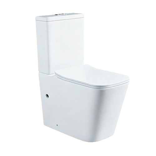 FRHB8303 Two-Piece Toilet | Modern Soft Square WC