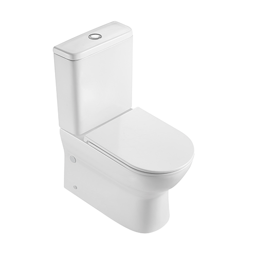 FRCL023B Two-Piece Toilet | Modern Rounded WC Pan