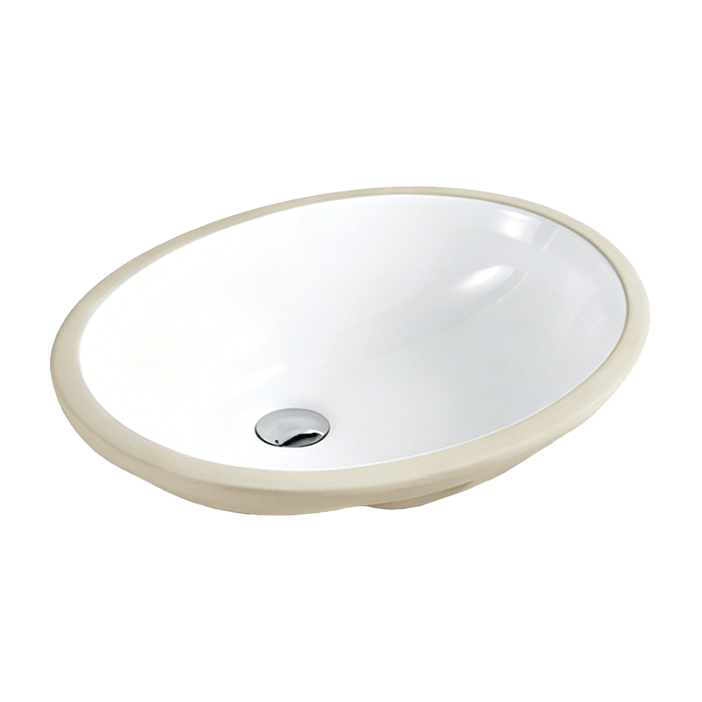 FRPL222 Spacious Oval Undermount Wash Basin for Master Bathroom & Hotel