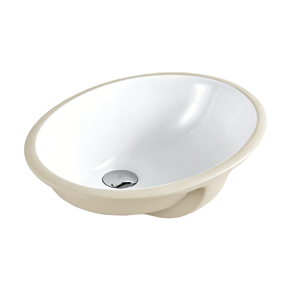 FRPL518 Medium-Sized Oval Undermount Sink for levelling bathroom worktops
