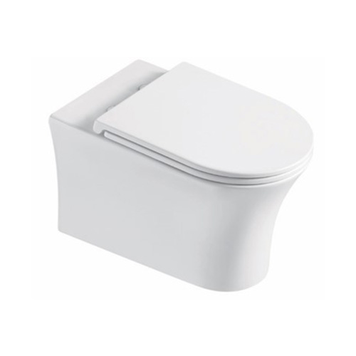 FR34103  Wall-hung Toilet | Modern Oval Ceramic WC Pan