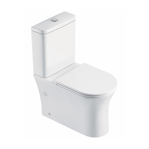 FR24103 Two-Piece Toilet | Modern Round WC