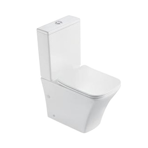 FR24105 Two Piece Toilet | Modern Square WC