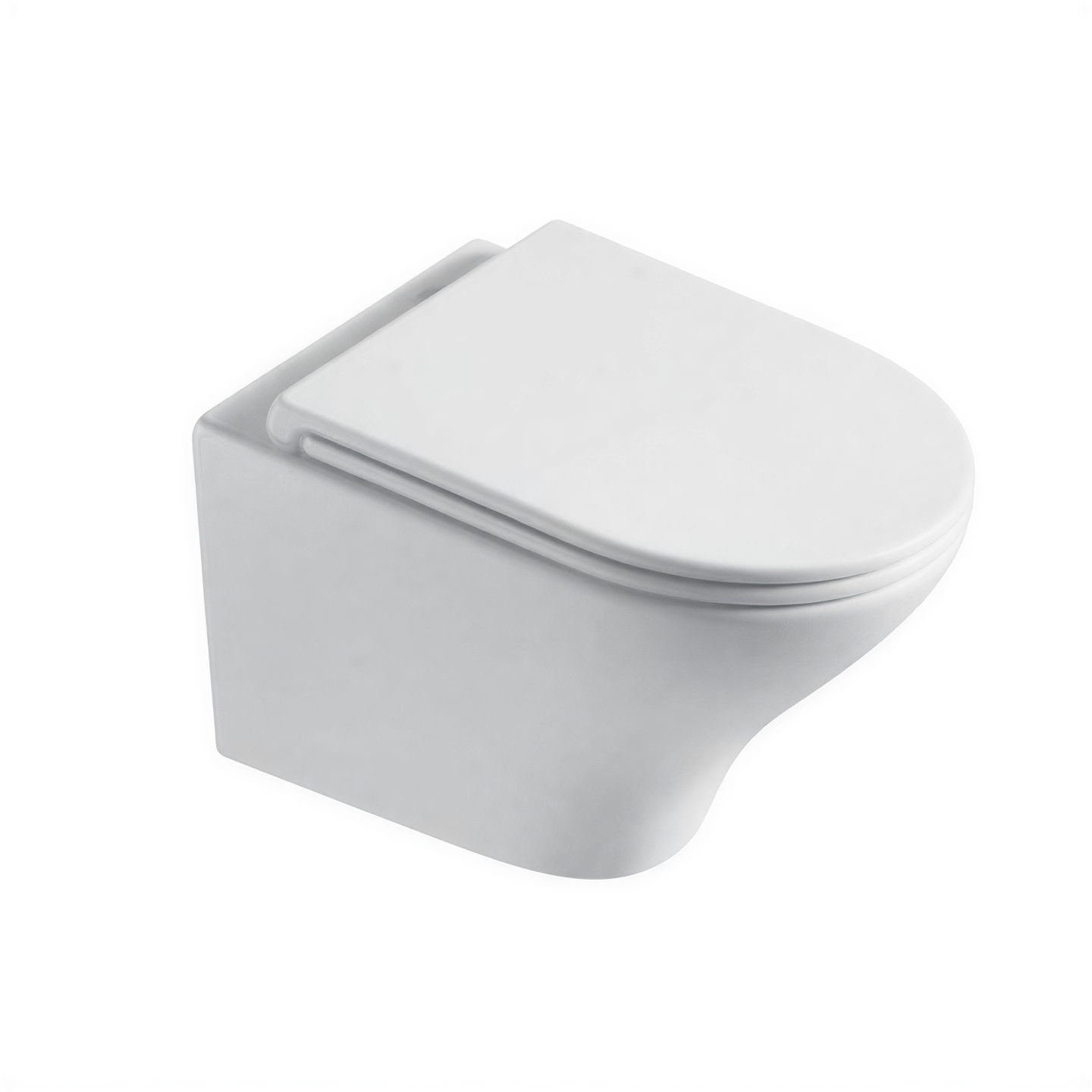 FR34112  Wall-hung Toilet | Modern Oval Ceramic WC Pan