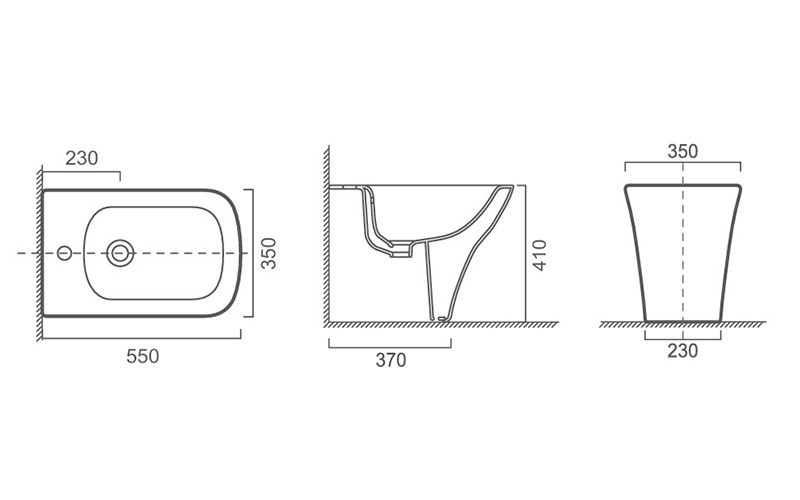 FR61005 Floor Standing Bidet 