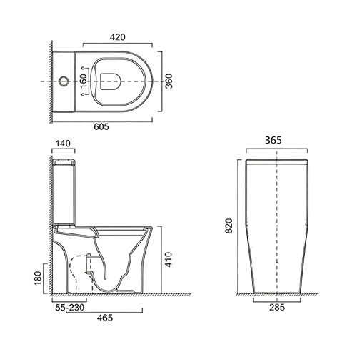 24108A | Two-Piece Toilet