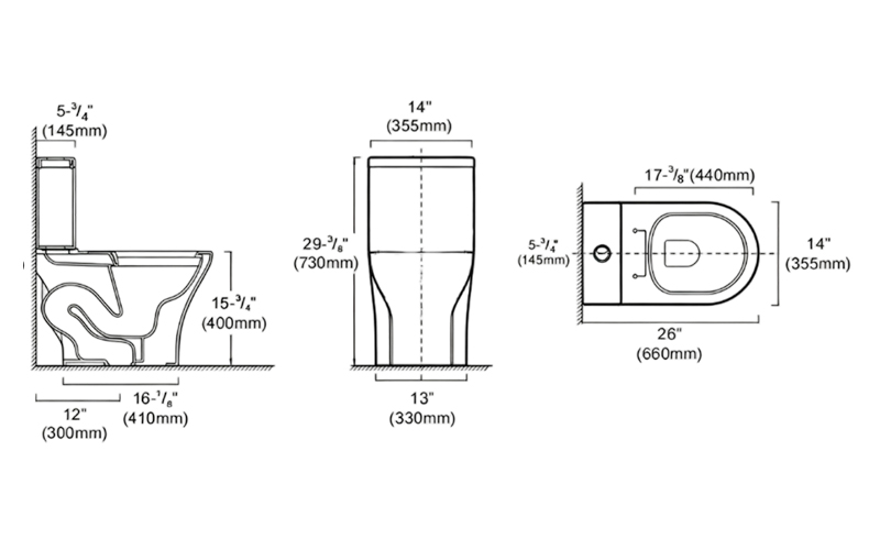FR15211 | One Piece Toilet FR15211 | One Piece Toilet